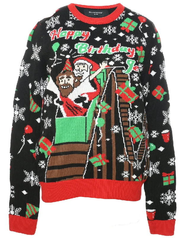 Value Pack Santa Claus Christmas Jumper - M