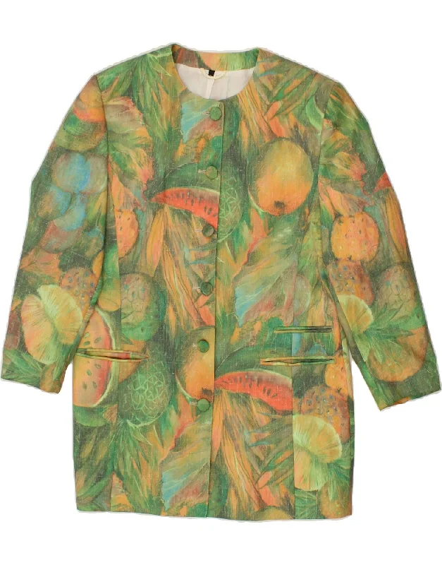Weekend Shopping Made Better VINTAGE Womens Longline 6 Button Blazer Jacket IT 42 Medium Green Nature Weekend Shopping Made Better VINTAGE Womens Longline 6 Button Blazer Jacket IT 42 Medium Green Nature