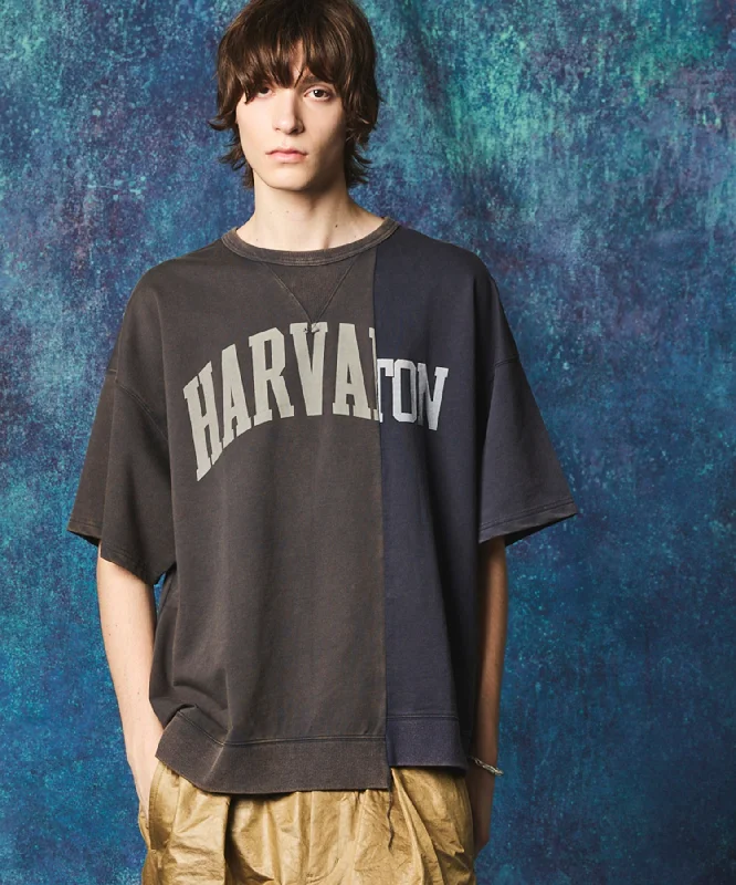 Fantastic Savings V Gazette Docking Logo Print Prime-Over Crew Neck T-shirt