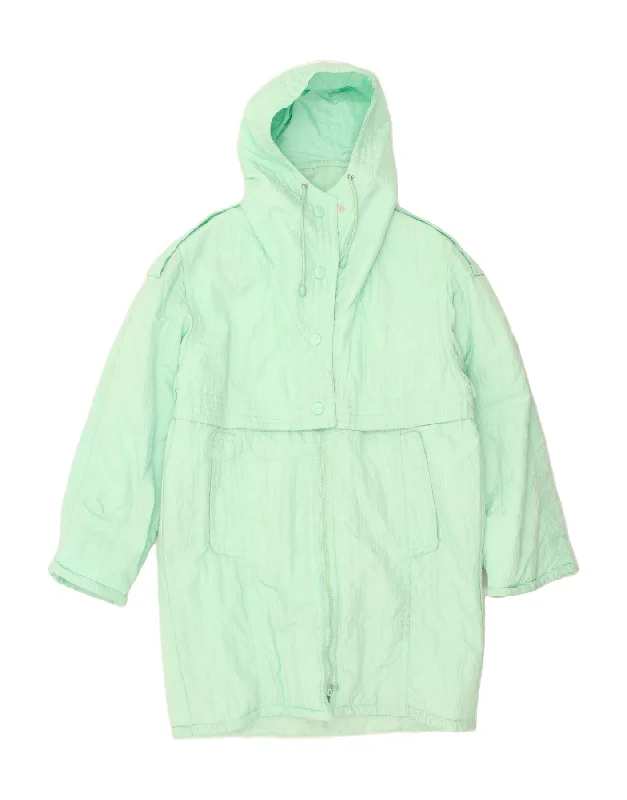 Unbeatable Deal STEINEBRONN Womens Hooded Windbreaker Coat EU 44 XL Turquoise Polyester