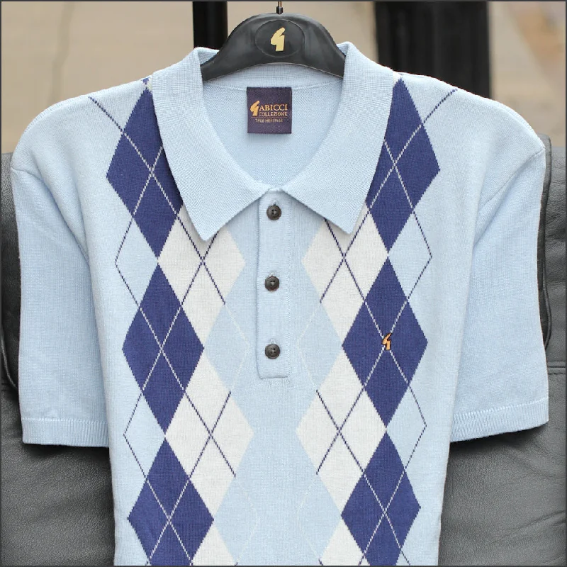 Weekend Special Gabicci M08 Skylight Patterned Polo Top^