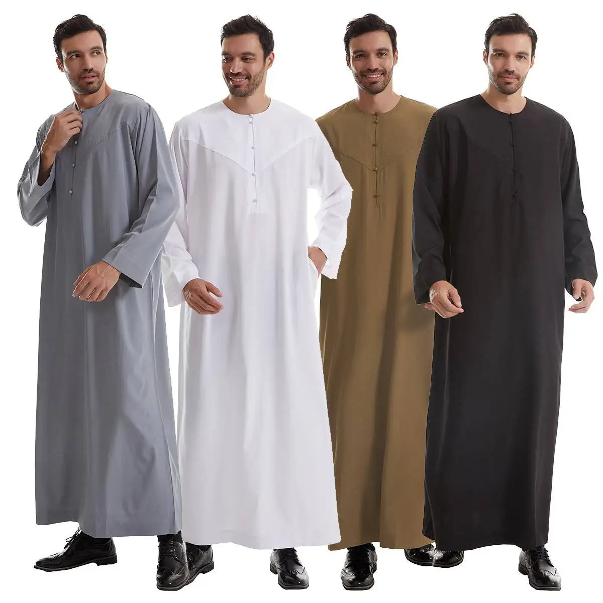 Clearance Sale Middle East Arab Muslim Men Thobe Thawb With Pocket