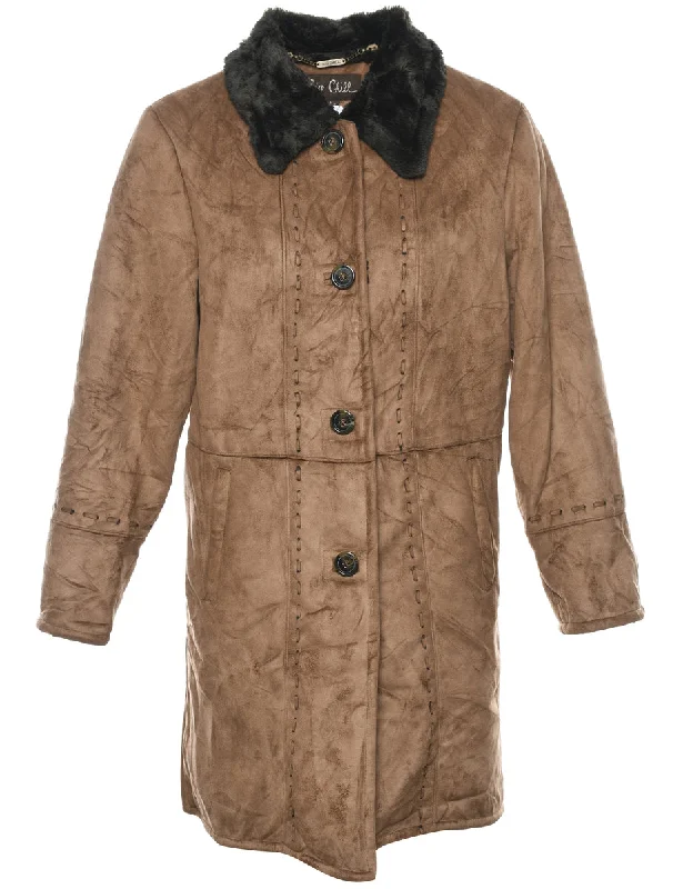 Shop the Weekend Away Single Breasted Coat - L