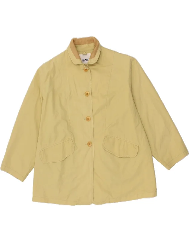 Weekend Offers That Please VINTAGE Womens Overcoat UK 18 XL Beige