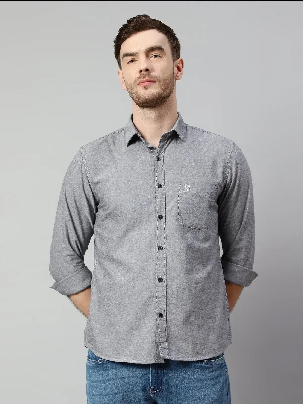 Exclusive Deal Men's Black Casual Plain Full Sleeve Shirt