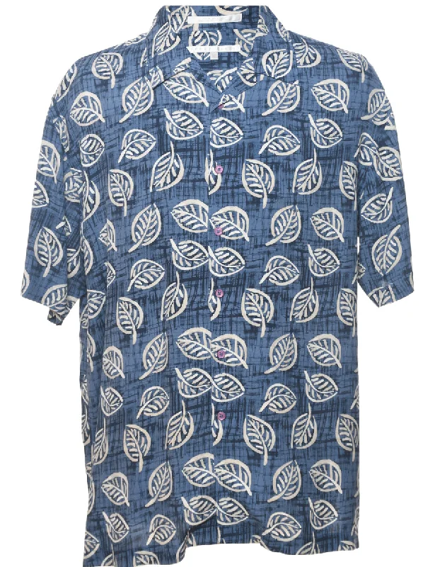 Big Deal Silk Perry Ellis Hawaiian Shirt - L