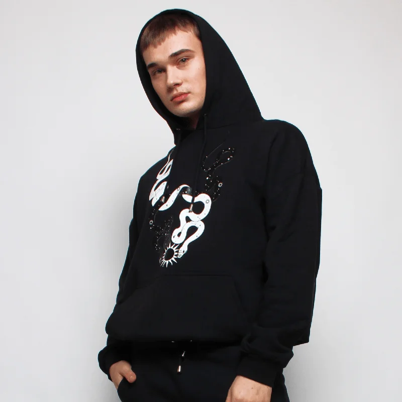 Deep Savings STARGAZER OVERSIZE HOODIE BLACK
