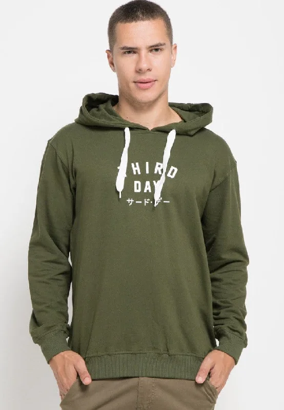 Super Sale Third Day MO183 Hoodies TD simple army