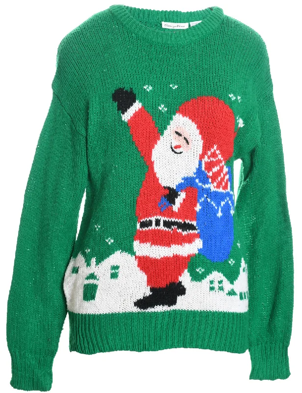 Don't Delay Santa Claus Christmas Jumper - S