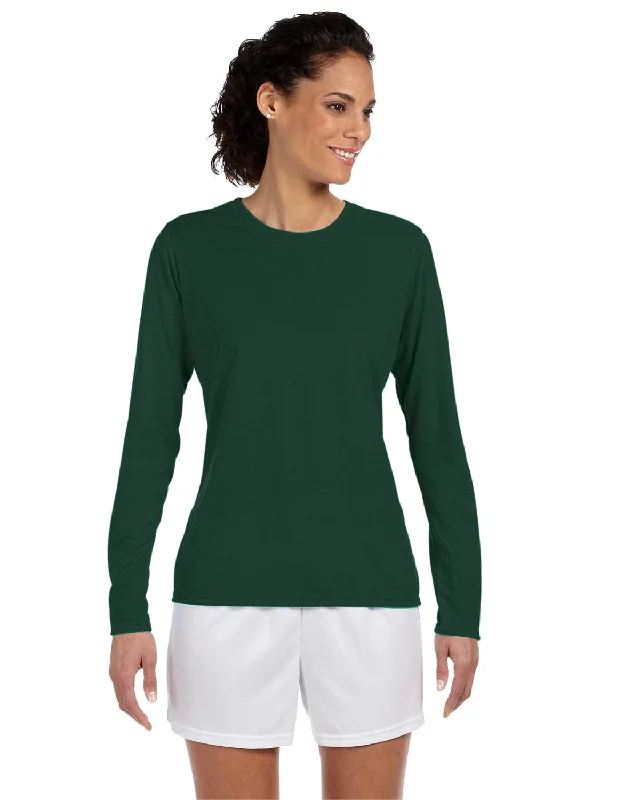 Weekend Discounts to Relish Gildan Ladies 4.5 oz. Performance Long Sleeve T-Shirt | Forest Green Weekend Discounts to Relish Gildan Ladies 4.5 oz. Performance Long Sleeve T-Shirt | Forest Green