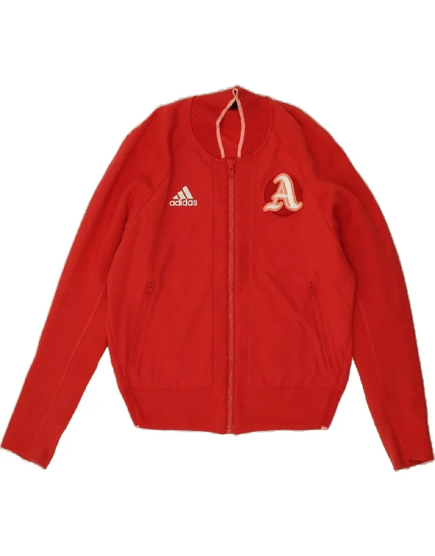 Unmissable Offer ADIDAS Womens Graphic Bomber Jacket UK 12/14 Medium Red Striped Nylon Unmissable Offer ADIDAS Womens Graphic Bomber Jacket UK 12/14 Medium Red Striped Nylon