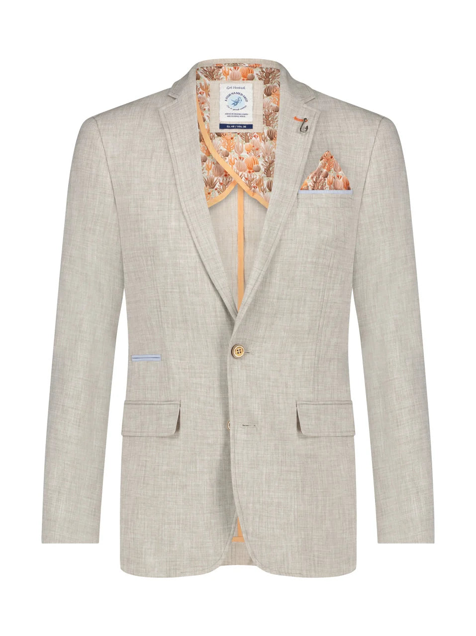 Weekend Bargains to Snag A Fish Named Fred - Sports Coat - Linen Look - Natural