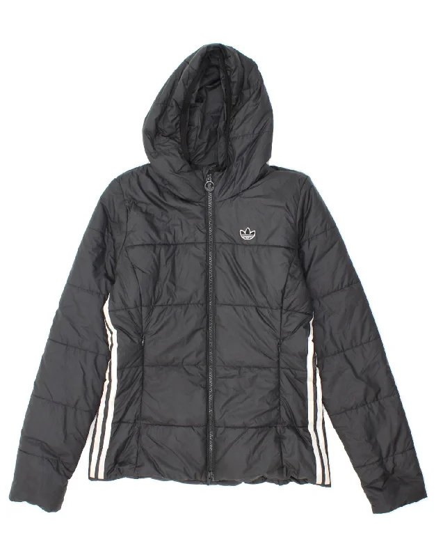 Weekend Offers That Tempt ADIDAS Womens Hooded Padded Jacket UK 10 Small Grey Polyester Weekend Offers That Tempt ADIDAS Womens Hooded Padded Jacket UK 10 Small Grey Polyester