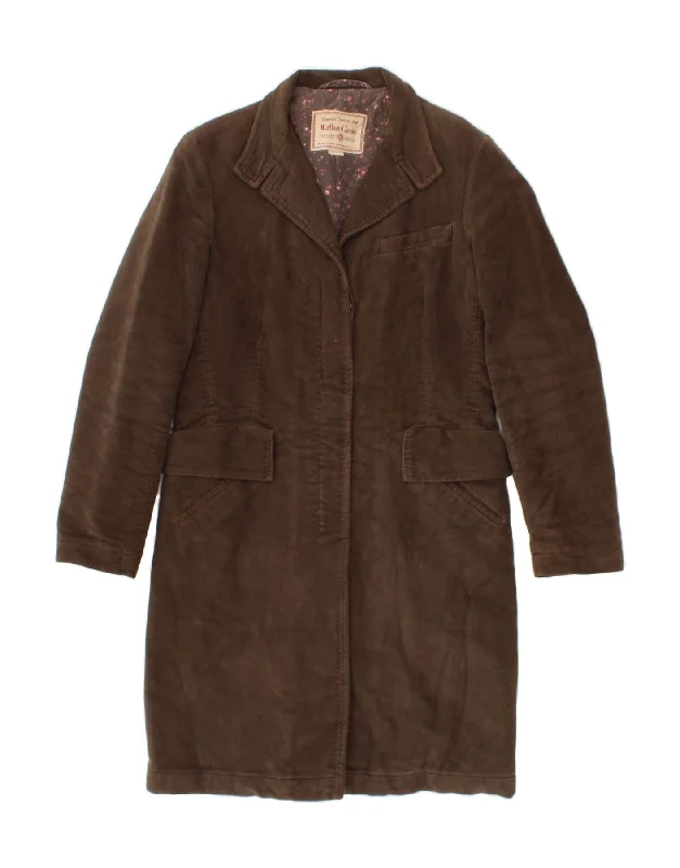 Weekend Deals to Brighten Your Day MARLBORO CLASSICS Womens Overcoat IT 44 Medium Brown Cotton