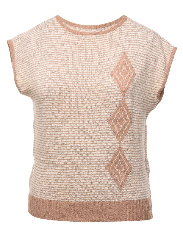 Bonus Offer Short Sleeve Sweater Vest - M