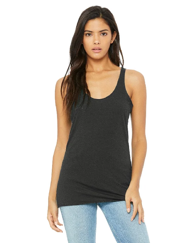 Midnight Madness Bella+Canvas Ladies Triblend Racerback Tank | Sd Dark Gry Trbl