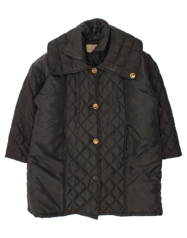Weekend Specials to Celebrate ROBERTA DI CAMERINO Womens Padded Jacket UK 16 Large Black Weekend Specials to Celebrate ROBERTA DI CAMERINO Womens Padded Jacket UK 16 Large Black