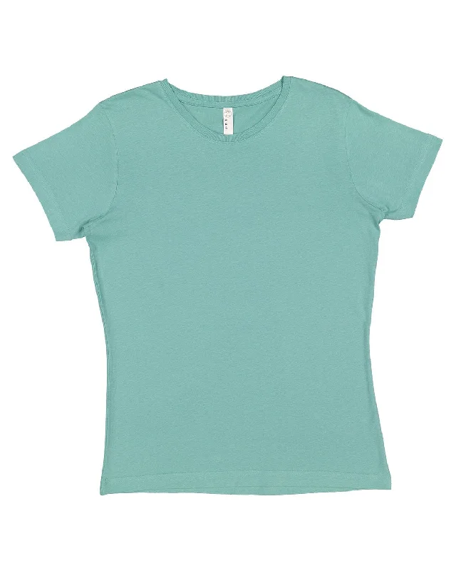 Deep Savings LAT Ladies Fine Jersey Longer Length T-Shirt | Saltwater