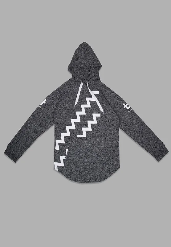 Discount Mania MT851R Men Hoodie bp Zigzag Logo blk