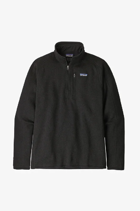 Weekend Deals to Make You Happy Patagonia Better Sweater 1/4 Zip -  Black
