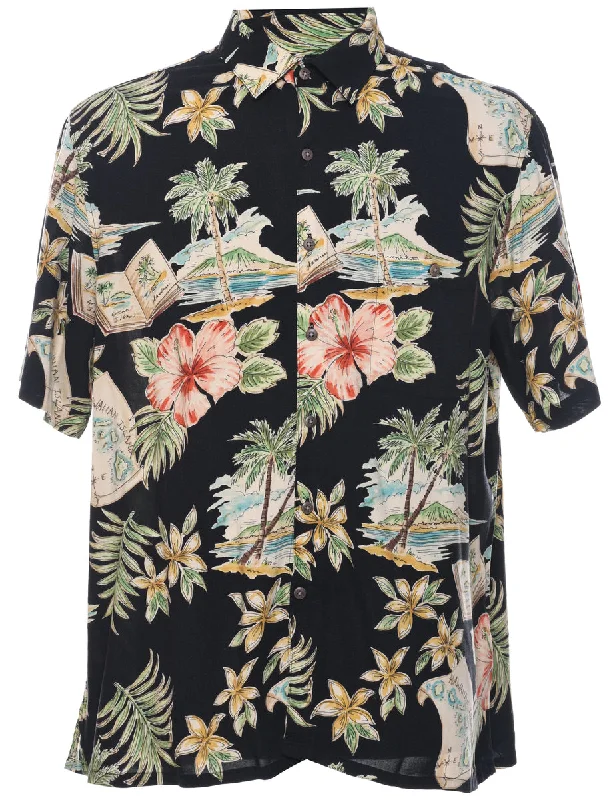 Weekend Savings Fiesta Short Sleeve Hawaiian Shirt - L