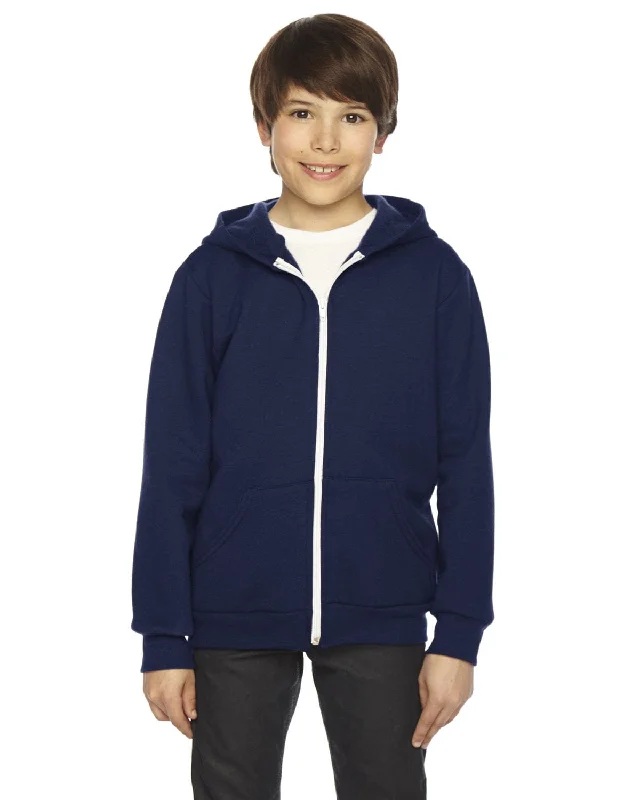 Savings Event American Apparel Youth Flex Fleece Zip Hoodie | Navy