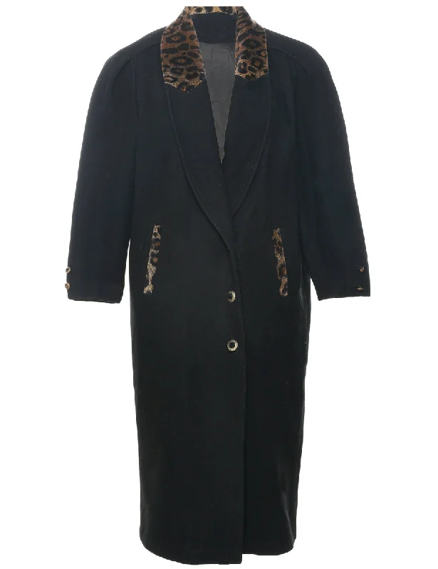 Amazing Value Single Breasted Wool Coat - L