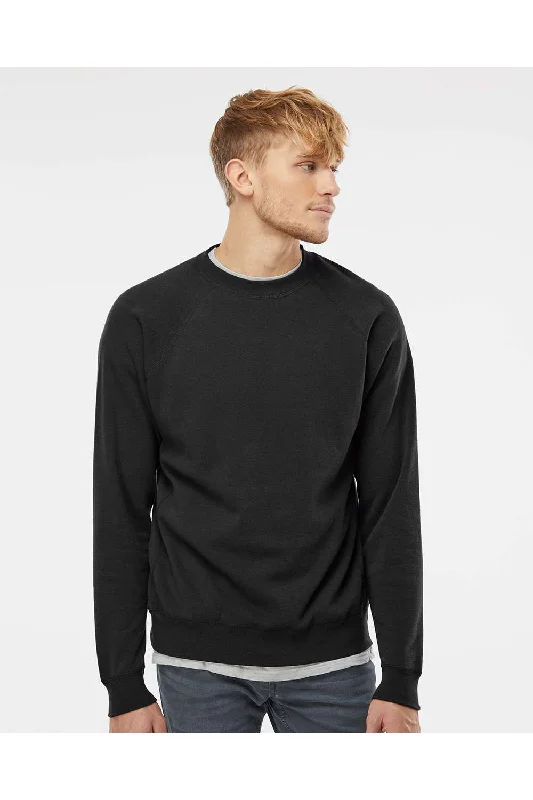 Super Discount Independent Trading Co. Mens Special Blend Crewneck Raglan Sweatshirt - Black Super Discount Independent Trading Co. Mens Special Blend Crewneck Raglan Sweatshirt - Black