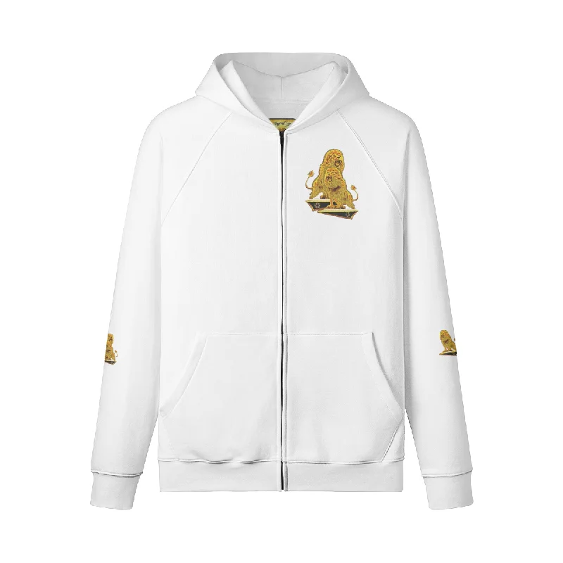 Quick Deals Like Father, Like Son 02-01 Men's Designer Heavyweight Fleece Lined Raglan Full Zip Hoodie (5 colors)