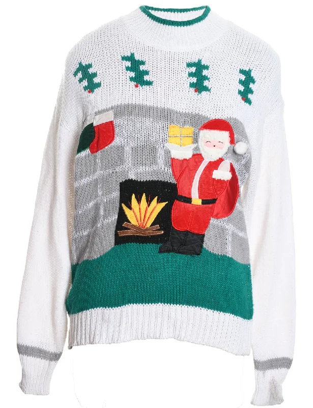 Daily Special Santa Claus Christmas Jumper - L