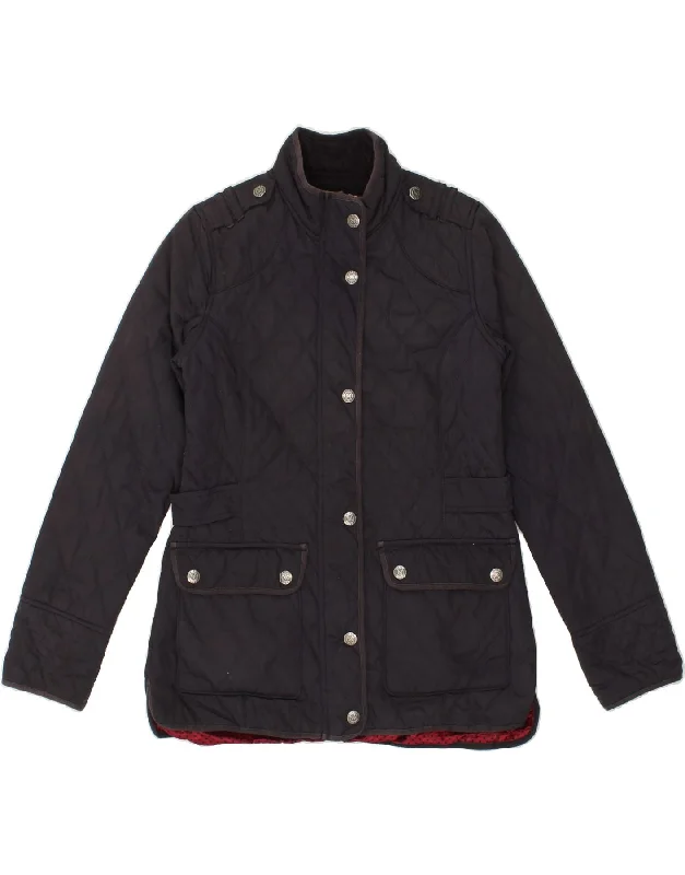 Weekend Offers That Amaze CREW CLOTHING Womens Quilted Jacket UK 10 Small Navy Blue Polyester Weekend Offers That Amaze CREW CLOTHING Womens Quilted Jacket UK 10 Small Navy Blue Polyester