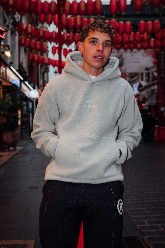Price Drop Grey Remedy Sherpa Hoodie