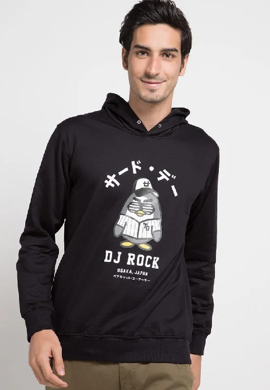 Lowest Price Td Friends MO123D hoodies dj rock blk Hitam