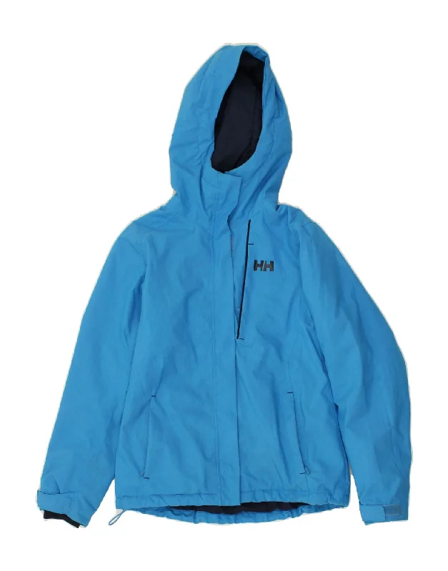 Weekend Deals to Make You Smile HELLY HANSEN Womens Hooded Windbreaker Jacket UK 10 Small Blue Polyester Weekend Deals to Make You Smile HELLY HANSEN Womens Hooded Windbreaker Jacket UK 10 Small Blue Polyester