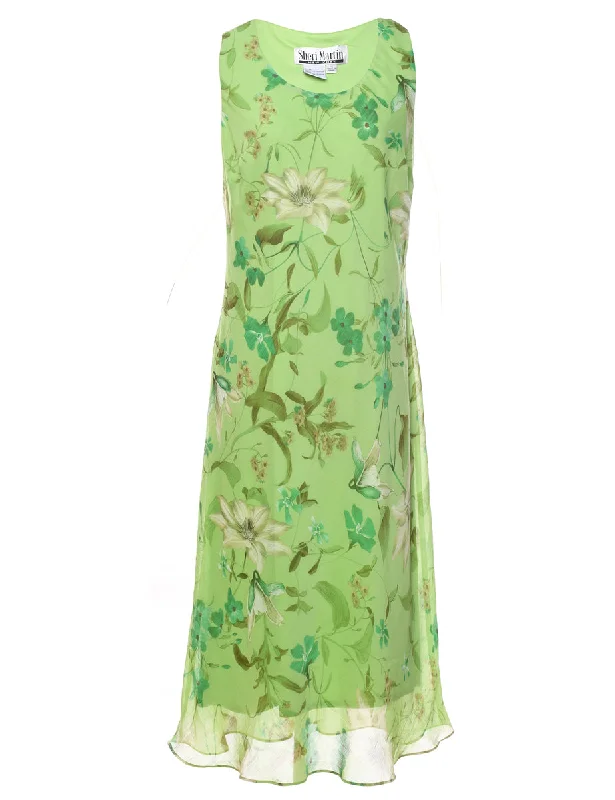 Exclusive Weekend Offers Inside Sheri Martin Floral Print Dress - M