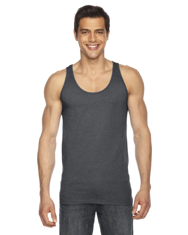 Special Offer American Apparel Unisex Poly-Cotton Tank | Asphalt