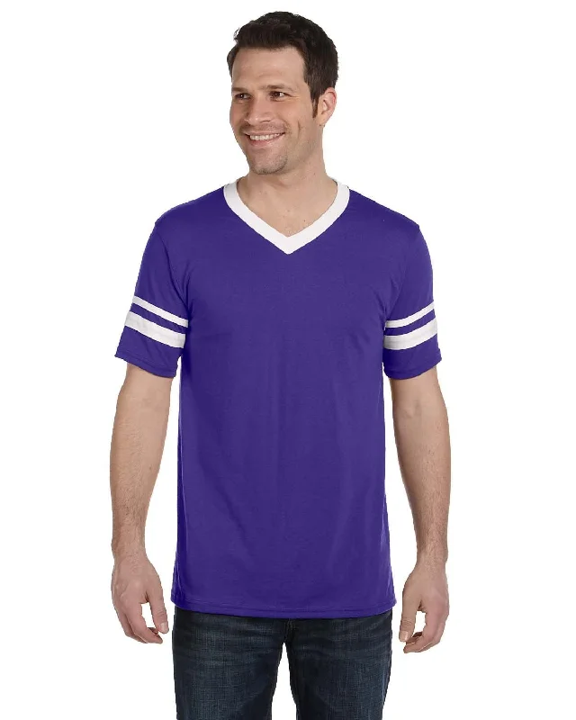 Epic Value Augusta Sleeve Striped Jersey | Purple/ White