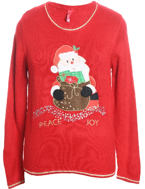 Instant Deal Santa Claus Christmas Jumper - S