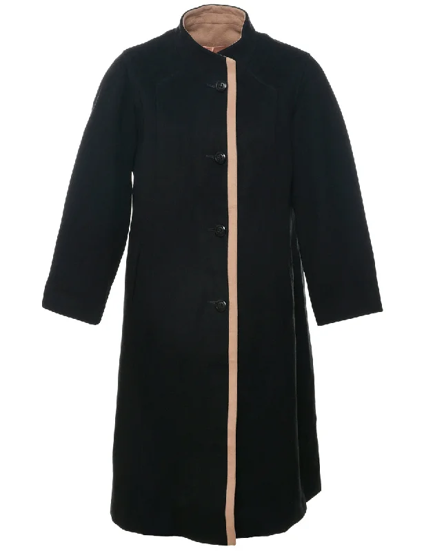 Fantastic Savings Single Breasted Wool Coat - M