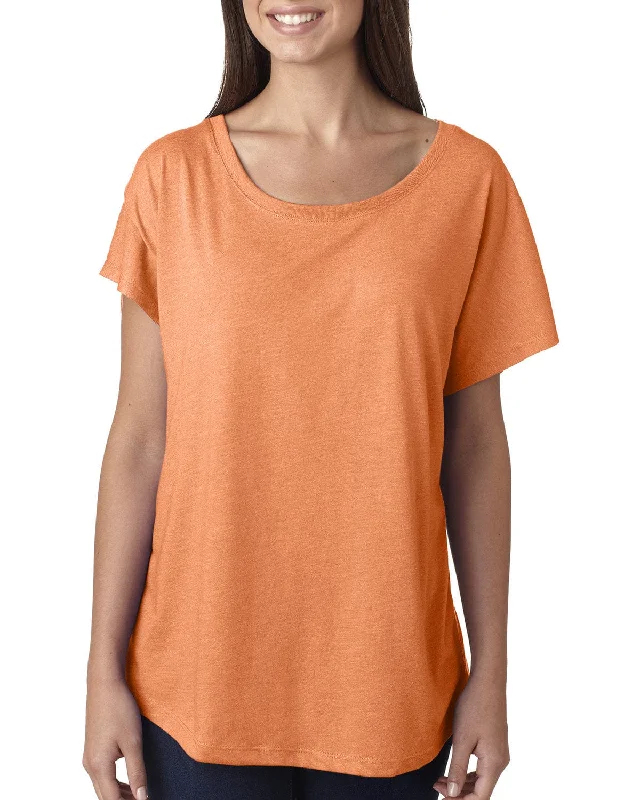 Weekend Sale: Don't Miss Out Next Level Ladies Triblend Dolman | Vin Light Orang