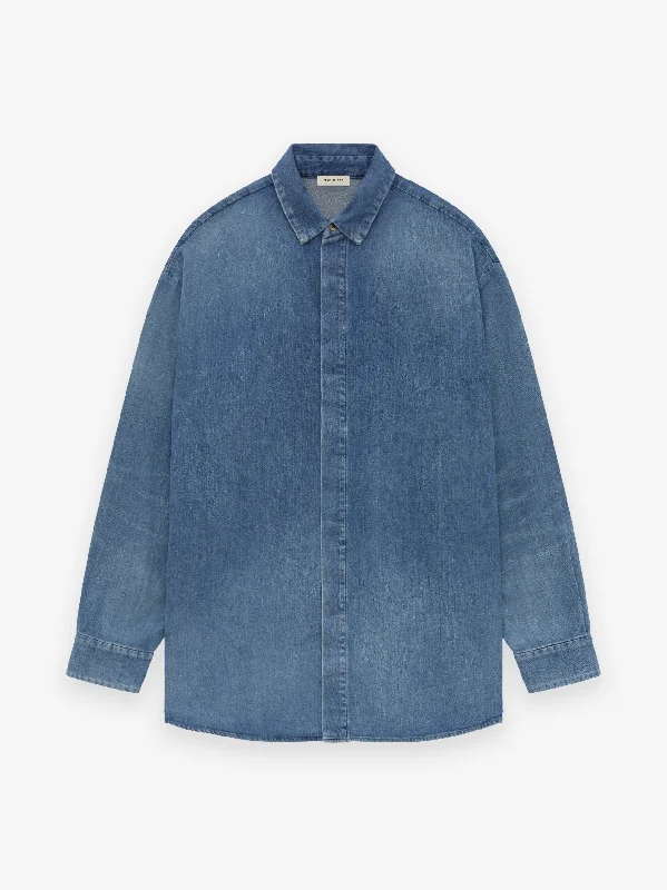 Weekend Savings Extravaganza Vented Denim Shirt