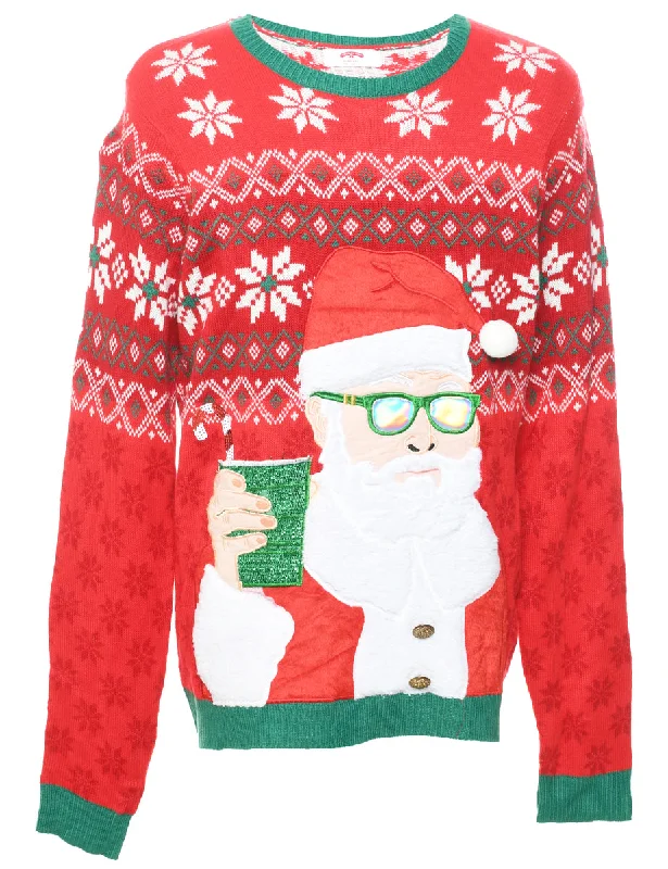 Fantastic Savings Santa Claus Christmas Jumper - L