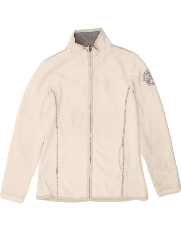 Markdown Sale NAPAPIJRI Womens Fleece Jacket UK 12 Medium White