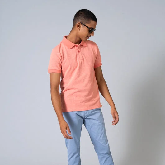 Weekend Bargains to Enjoy Flamingo Fancy Pink Cotton Polo T-Shirt