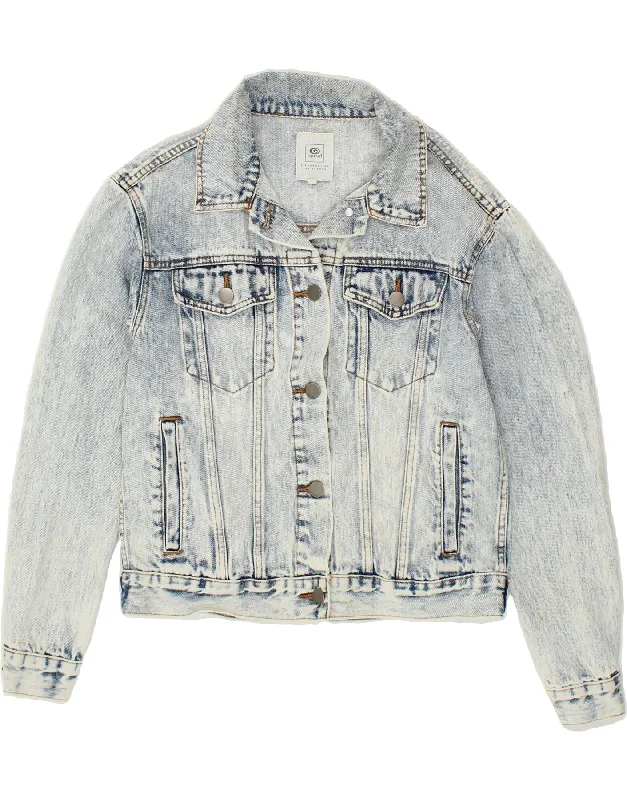 Weekend Specials to Delight RIP CURL Womens Denim Jacket UK 6 XS Blue Cotton
