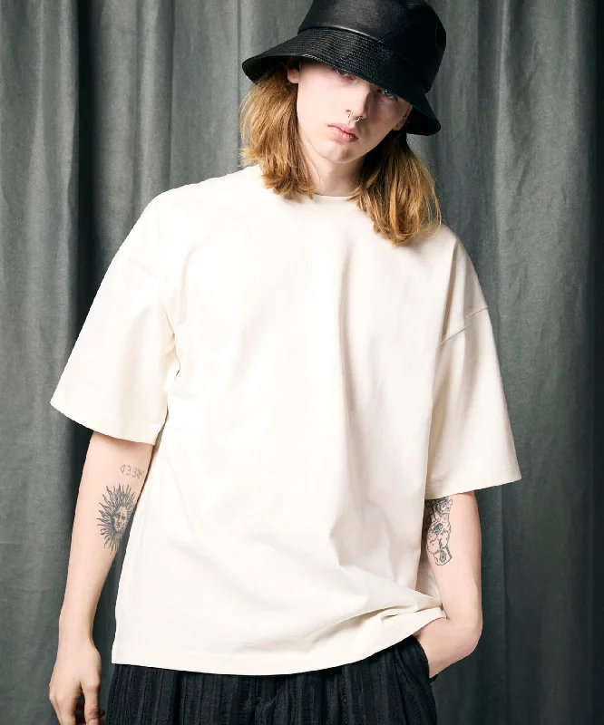 Discount Mania 13oz High Density Heavy-Weight Cotton Prime-Over Crew Neck T-shirt