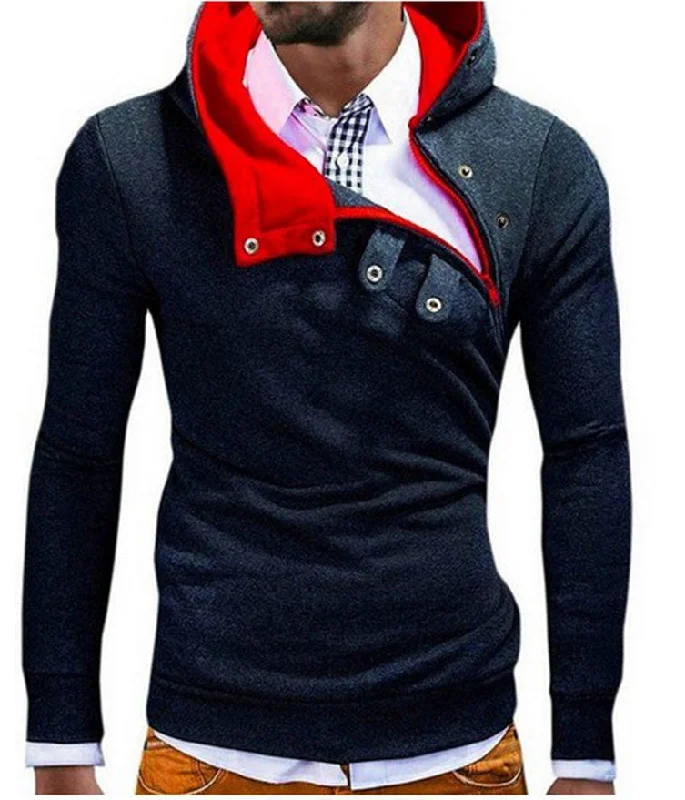 Dark Gray With Red