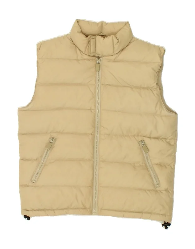 Early Bird ASPESI Womens Padded Gilet UK 10 Small Beige Polyester