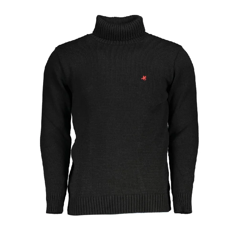 Sale Event U.S. Grand Polo Elegant Turtleneck Embroide Men's Sweater