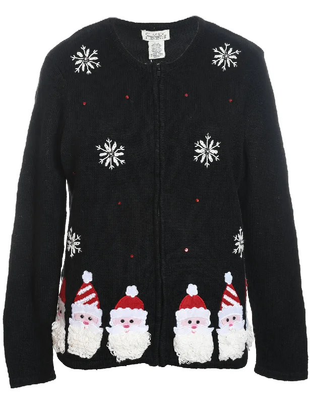 Weekend Offers That Amaze Santa Claus Christmas Cardigan - M